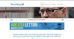 Desktop Screenshot of marcobrusati.com
